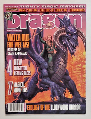 #ad Dragon Magazine Issue #350 Paizo Watch Out For Wee Jas NM $12.99