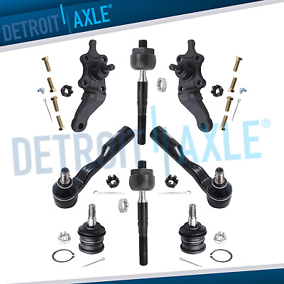#ad Front Upper amp; Lower Ball Joints Tie Rods for 2000 2002 Toyota Sequoia Tundra $81.23