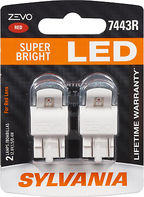 #ad 7443 T20 ZEVO LED Red Bulb Bright LED Bulb Ideal for Stop and Tail Lights $37.71