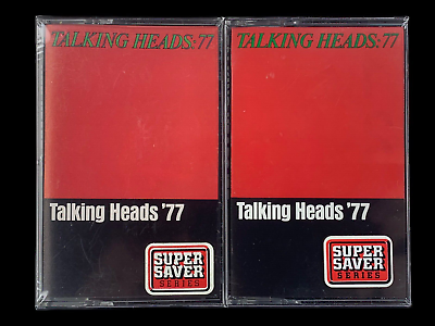 #ad SEALED Talking Heads #x27;77 2 x audio cassette 1st amp; 2nd editions US 1977 $249.99