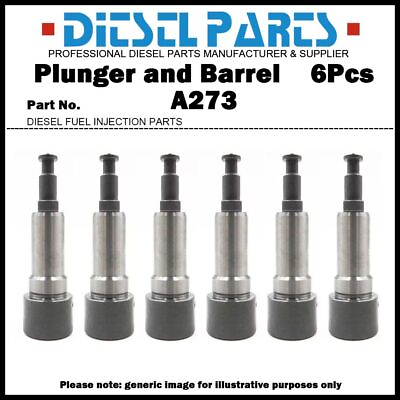 #ad 6Pcs Injection Pump Element Plunger and Barrel A273 131154 3120 for ​ISUZU 6HE1 $54.99