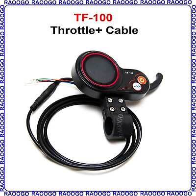 #ad TF 100 5 pins Display Finger Thumb Throttle Accelerator for Electric Scooter 60V $39.99