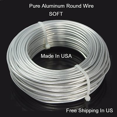 #ad Aluminum Round Wire DEAD SOFT pure Bright Aluminum Craft Wire $17.95