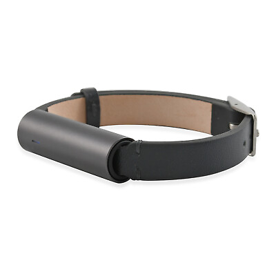 Misfit Ray Health Sleep Fitness Tracker with Black Leather Band Carbon Black $53.99