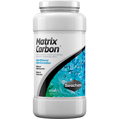 Seachem Matrix Carbon 500mL High Efficiency Spherical Carbon Marine amp; Freshwater $19.99