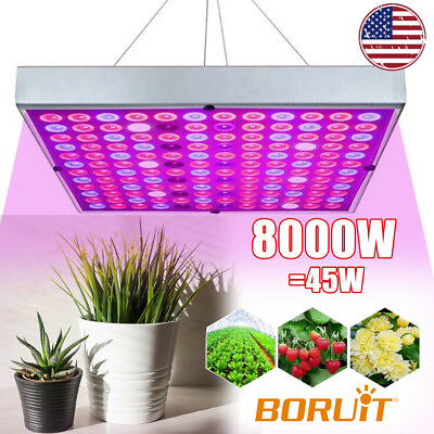 #ad 10000W LED Grow Light Panel Lamp UV IR Full spectrum Hydroponic Plant Veg Flower $30.99