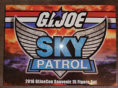#ad G.I.JOE CONVENTION 2016 SKY PATROL 15 FIGURE COLLECTOR SET $1104.13