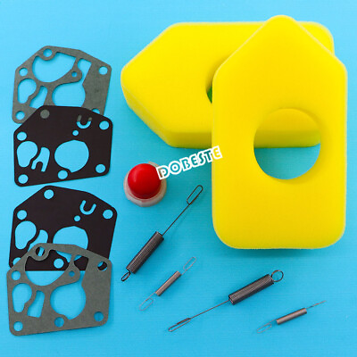 Carburetor Gasket Kit For Briggs amp; Stratton 495770 795083 698369 with Air Filter $9.29