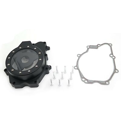 #ad Black Stator Engine Cover See Through For Yamaha 2006 YZF R6S 2003 2006 YZF R6 $68.23