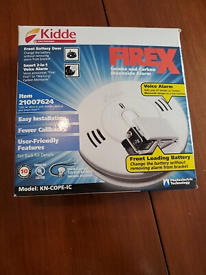 #ad Kidde FireX KN COPE IC Smoke amp; Carbon Monoxide Alarm 21007624 Photoelectric $29.95