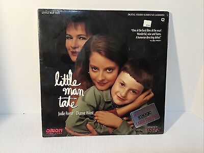 #ad Little Man Tate 1991 Laser Disc NEW Jodie Foster Harry Connick Jr. Dianne Wiest $11.01
