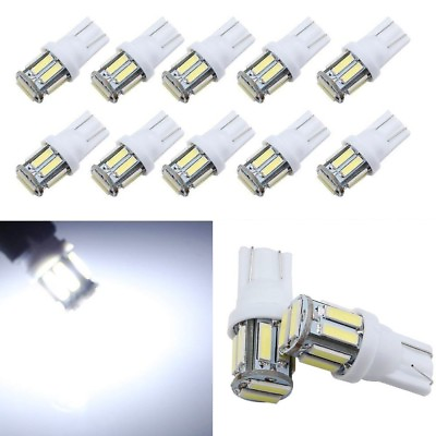 #ad 10 x Super Bright White 7014 10smd T10 LED Map Dome Light Bulbs 194 921 168 2825 $15.99