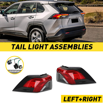 #ad Left Right Outer Side Tail Light Rear Lamp w bulb For Toyota RAV4 2019 2020 2021 $149.99