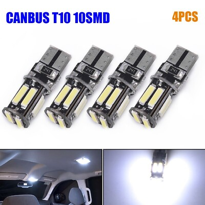 #ad Car LED Tail Lights Bulb T10 Canbus Signal Light Steering Light License Light $10.78