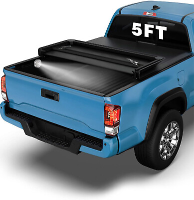 #ad 5FT Soft Tri fold Truck Bed Tonneau Cover For 2016 2023 Toyota Tacoma 60.5quot; $125.10