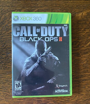 #ad Call of Duty Black Ops II Microsoft Xbox 360 2012 w Manual Included $15.00