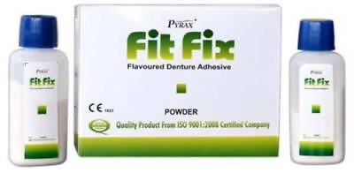 #ad 6 pcs of Pyrax Fit Fix Denture Adhesive 10 gm $19.94