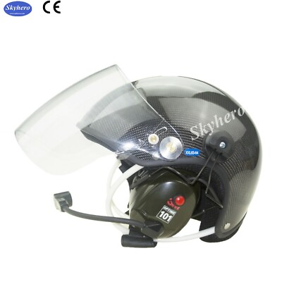 #ad Real carbon noise cancelling paramotor helmet high quality paratrike helmet $288.00