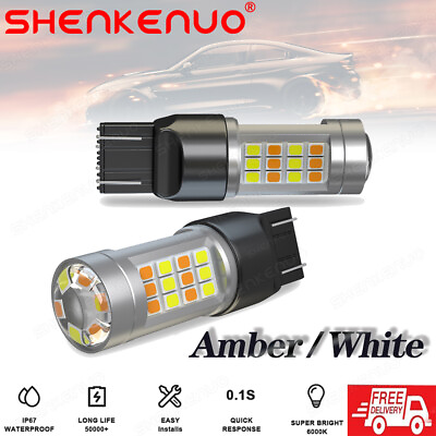 #ad 2x Switchback LED Turn Signal Lights Bulbs for Scion FR S 2013 2016 Amber White $20.93