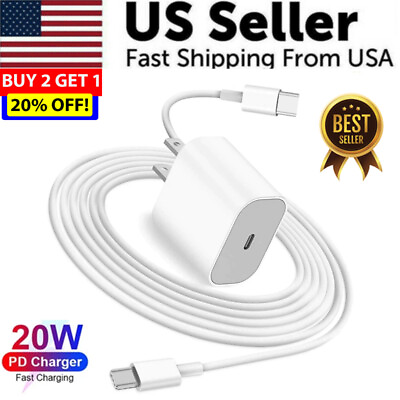 #ad 20W Fast USB C Charger Cable Charging Cord For Samsung A13 A14 A54 A15 A35 A55 $4.99