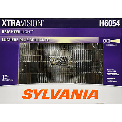 #ad SYLVANIA H6054 XtraVision Sealed Beam Headlight Halogen 142x200 1 PC $18.75