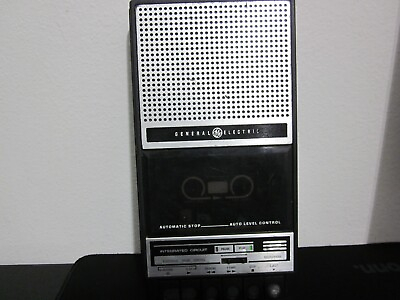 #ad Vintage General Electric GE Battery Tape Cassette Recorder Not Tested $10.50
