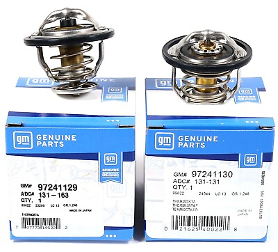 #ad Genuine GM ACDelco 180 amp; 185 Thermostat Kit Front Rear 2001 2018 Duramax Diesel $87.15