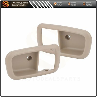 #ad 2x Interior Door Handle Bezels Fits Toyota Tundra 00 06 Front Left Right Side $12.38