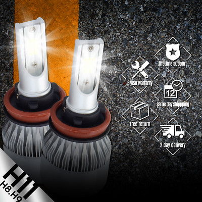 #ad 2x CREE 388W 38800LM H11 H8 H9 LED Headlight Kit 6500K White Bulbs High Power $14.10