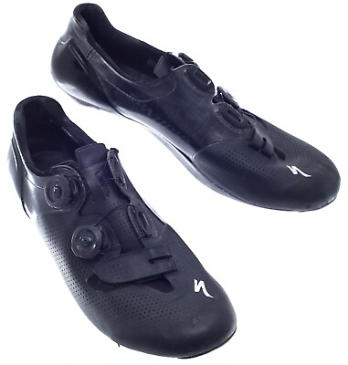 #ad Specialized S Works 6 Carbon Road Bike Shoes EU 45 US Men 11.5 Black BOA 3 Bolt $109.95