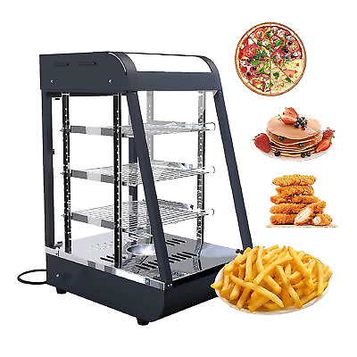 #ad 3 Tier 15quot; Electric Food Warmer Display Case Commercial Pizza Hamburger Showcase $292.86