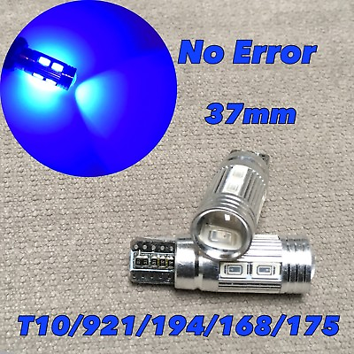 #ad NO canbus error T10 921 BLUE LED BULB 10 SMD reverse back up light Fits TOY $14.90