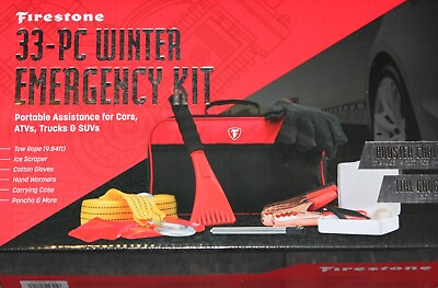 #ad New Firestone emergency 33 PC Winter Car Truck Suv Atv kit $44.95