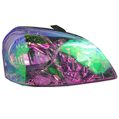 #ad Chameleon Neo Chrome Purple Color Headlight Taillight Fog Light Vinyl Tint Film $8.44