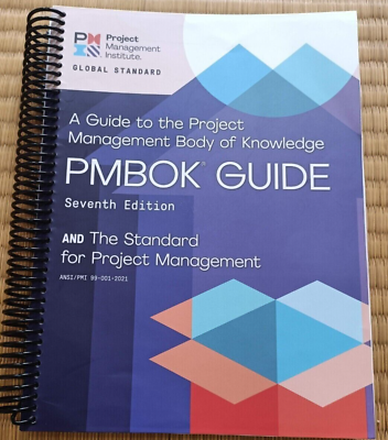 #ad Spiral Bound PMBOK GUIDE 7th edition Project Management Institute ... $27.90