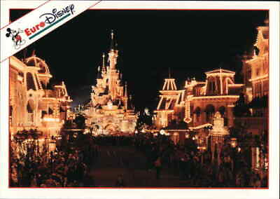 #ad Paris Euro Disney Light Parade Disney Postcard Vintage Post Card $9.99
