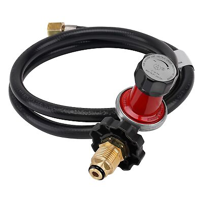 #ad 0 30 PSI High Pressure Adjustable Regulator POL Connection and 48 Inch Hose A... $39.35