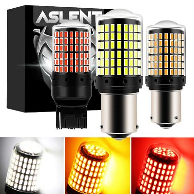 #ad CanBus LED Light 2pcs Bulbs 144smd Reverse Turn Reversing Signal DC 12v $13.29