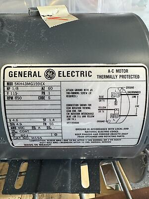 #ad #ad GENERAL ELECTRIC MOTOR 5KH43MG159EX $160.00
