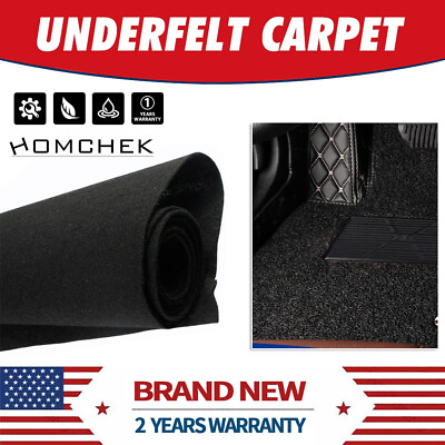 #ad Non woven fabric Carpet Replacement Wrap Car Trunk Liner Underfelt 70quot;x40quot; 3mm $18.00