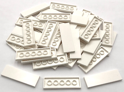 #ad Lego 50 New White Tiles 2 x 6 Flat Smooth Pieces $9.99