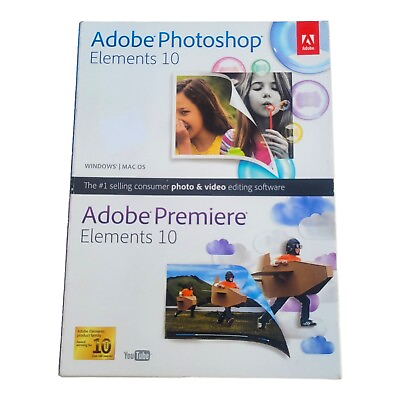 #ad Adobe Photoshop Elements 10 Premier Video YouTube For PC Mac OS $43.60