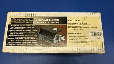 #ad ProCom Fireplace Fan Blower 5.1 in. Circulate Heat Thermostatically Controlled $74.99