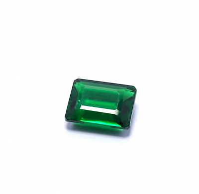 #ad Emerald Jade Color Faceted Octagon Shape 19.20 Carat Faceted 12x16.5x6.5 mm Gems $15.75