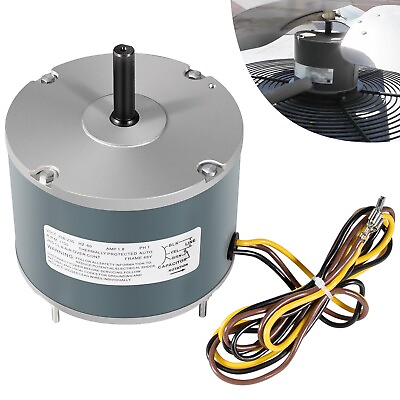 #ad #ad Condenser Fan Motor 1 4HP 1100RPM 208 230V 5KCP39EGS070S 5KCP39EGY823S GE3905 $99.99