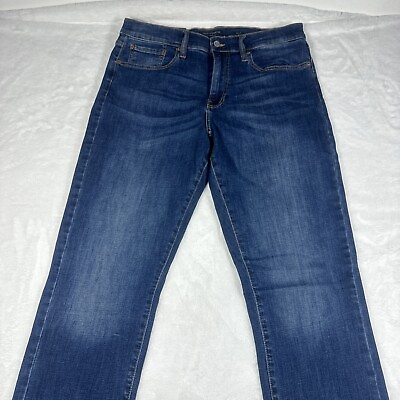 #ad Lucky Brand 410 Athletic Straight Jeans 34x34 Blue $34.99