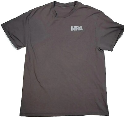 #ad #ad NRA Mens T Shirt Gun quot;Issued My Permitquot; Tshirt ●No Tag M L Sizing See Measure $6.71