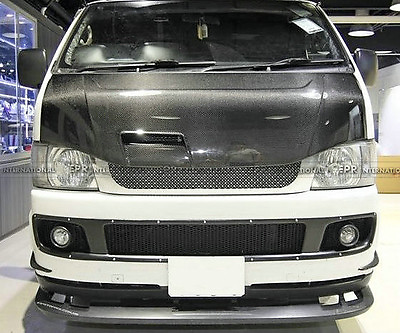 #ad For Toyota 2010 Hiace 200 Carbon Fiber Front Vented Hood Bonnet Hoods bodykits $1547.28