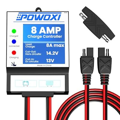 #ad Charge Controller Solar Panels 12V Charger 8A Battery Maintainer Regulator Power $23.48
