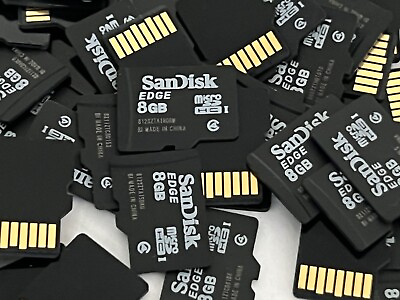 #ad Lot of 100 Sandisk Brand 8GB MicroSD Memory Cards 8 GB these are 100% Genuine $199.00